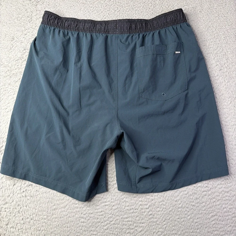 Vuori Men's Kore Shorts Size XL Blue (Unlined) Drawstring Has Been Cut